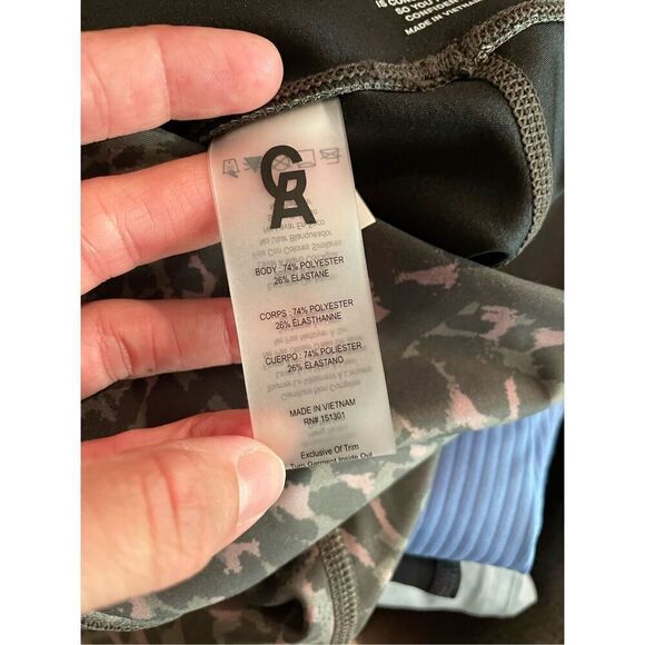 Good American Womens Multicolor Leopard Print High Rise Leggings Size 1 - Picture 5 of 5